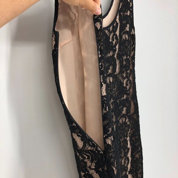 Aritzia Wilfred Black Lace Sleeveless Mini Sheath Dress size XXS - Picture 7 of 14